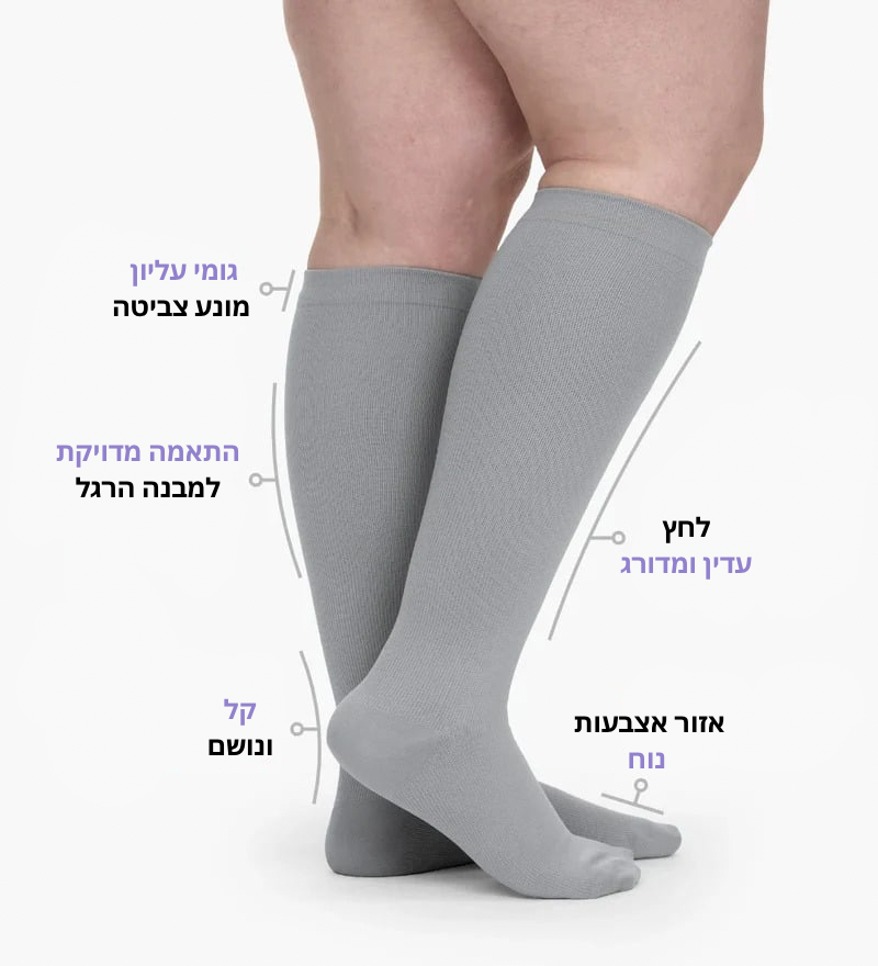 גרבי לחץ מתקדמות להקלה בכאבים