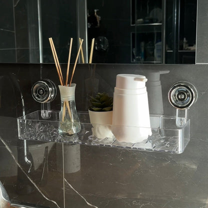 מדף קיר בהתקנה קלה ללא כלים וקדיחות